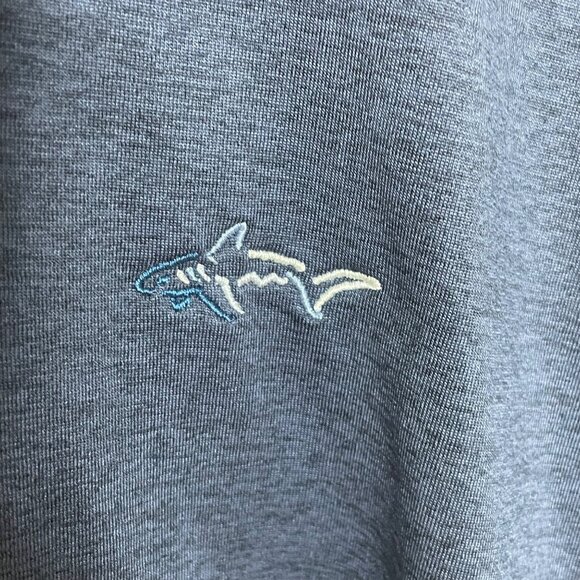 Greg Norman Blue Long Sleeve Active Shirt Top 1/4 Zip Men's SZ M Athletic Stretc - Picture 4 of 10